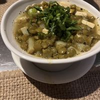 Lentil soupp  at Sat Nam in Antigua