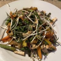 Sweet potato, tofu, tamarind, & a lot of other stufff  at Sat Nam in Antigua