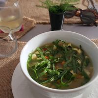 Mung Bean Entree at Sat Nam in Antigua