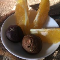  Desert perfectly paired with citrus  at Sat Nam in Antigua