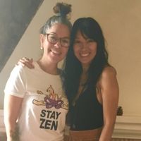 Carla the owner at Sat Nam in Antigua