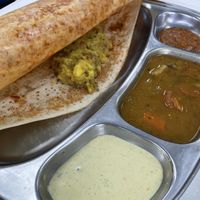 Podi masala dosa yummy and spicy   at Chaat House in Bothell