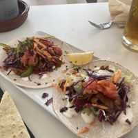 Buffet - chicken fajita + chicken kebab taco at V-Thos in Javea