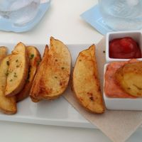 wedges and dips at V-Thos in Javea