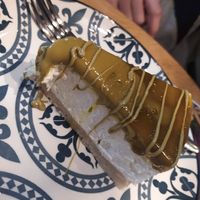 Cheesecake al pistacchio at Essenza in Grosseto