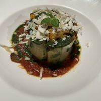 Paccheri alla Norma  at Essenza in Grosseto