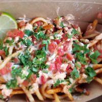 Loaded Mexican fries at Garage Tacos in Binghamton
