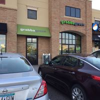 outside at grabbagreen in Maple Grove