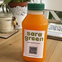 Lemonade with goji, 15 lei  at Sara Green - Vegan Bistro in Bucharest