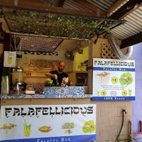 best felafels weve ever eaten at Falafellicious in Smithfield