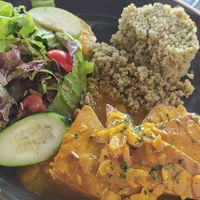 Tofu agli agrumi at Lusitania in Alvor