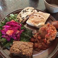 Vegan plate lunch  at Shokudo Pace in Kamakura