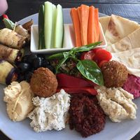 Mezze platter  at Cafe Organic in Canggu