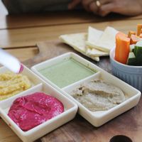 Hummus at Cafe Organic in Canggu