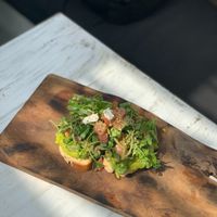 avo toast (gf bread upon request) at Cafe Organic in Canggu
