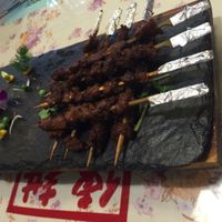 mutton kebabs - SO good at Baihe - Lily Vegetarian - Dongcheng in Beijing