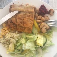my vegan lasagne-yum at Parksnackan in Uppsala