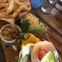 Hullabaloo burger - Vegan option  at In Food Bakery & Deli Restaurant in Jeffreys Bay