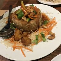 Yam ring, super nice!  at Time's Vege 时'素 in West Singapore