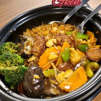 Claypot sesame gken rice at Time's Vege 时'素 in West Singapore