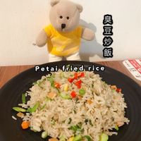 Petai Fried rice at Time's Vege 时'素 in West Singapore