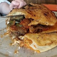 Inside Sicilian Cassatelle at Harmonium in Edinburgh