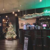 The bar is chilled and was suitable festive at Harmonium in Edinburgh