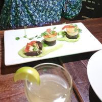 Pan Seared King Oyster Mushroom Scallops at Harmonium in Edinburgh