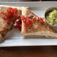 Chipotle haggis quesa  at Harmonium in Edinburgh