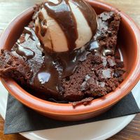 Chocolate Brownie  at Harmonium in Edinburgh