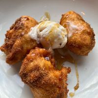 Cinnamon Banana Fritters  at Harmonium in Edinburgh