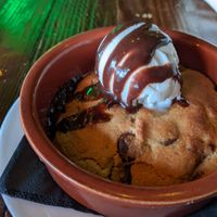 Hot cookie sundae at Harmonium in Edinburgh