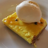 Lemon cake- so delicious!!!! at Harmonium in Edinburgh