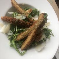 Lemon panko chicken starter at Harmonium in Edinburgh