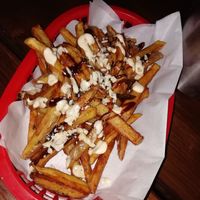 Loaded fries at Harmonium in Edinburgh