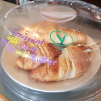 Vegan croissants at An Tobar Veggie Cafe in Isle Of Mull