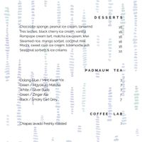 The fourth item in the dessert section is vegan  at Manta at The Cape Hotel in Cabo San Lucas