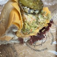 Rueben hoagie  at New York Deli in Cardiff