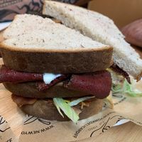 Vegan reuben  at New York Deli in Cardiff