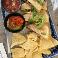 Vegan quesadilla   at Happy Bean in Prague