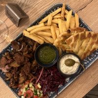 Vegan gyros   at Happy Bean in Prague