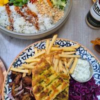 Gyros at Happy Bean in Prague