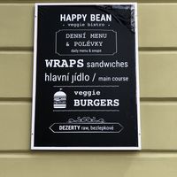 Happy Bean sign  at Happy Bean in Prague