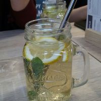 Mint-lemon lemonade at Happy Bean in Prague