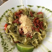 Pasta at Happy Bean in Prague