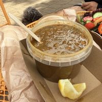 Lentil soupp  at Jasmine Greens - Kiosk in Umina Beach