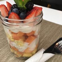 Yogurt con frutas vegano at Kaban in Mexico City