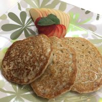 Vegan hot cake! at Kaban in Mexico City