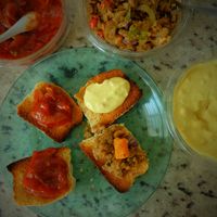 Antipasti at Aurora Restaurante Antiespecista in Porto Alegre