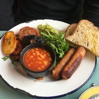 Vegan breakfast  at Brown & Green - Mayow Park in South East London